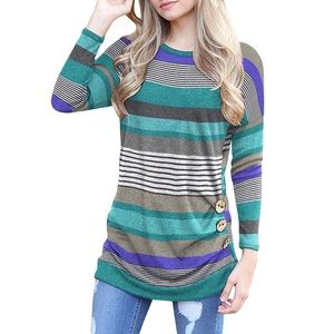 long sleeve crew neck shirt.